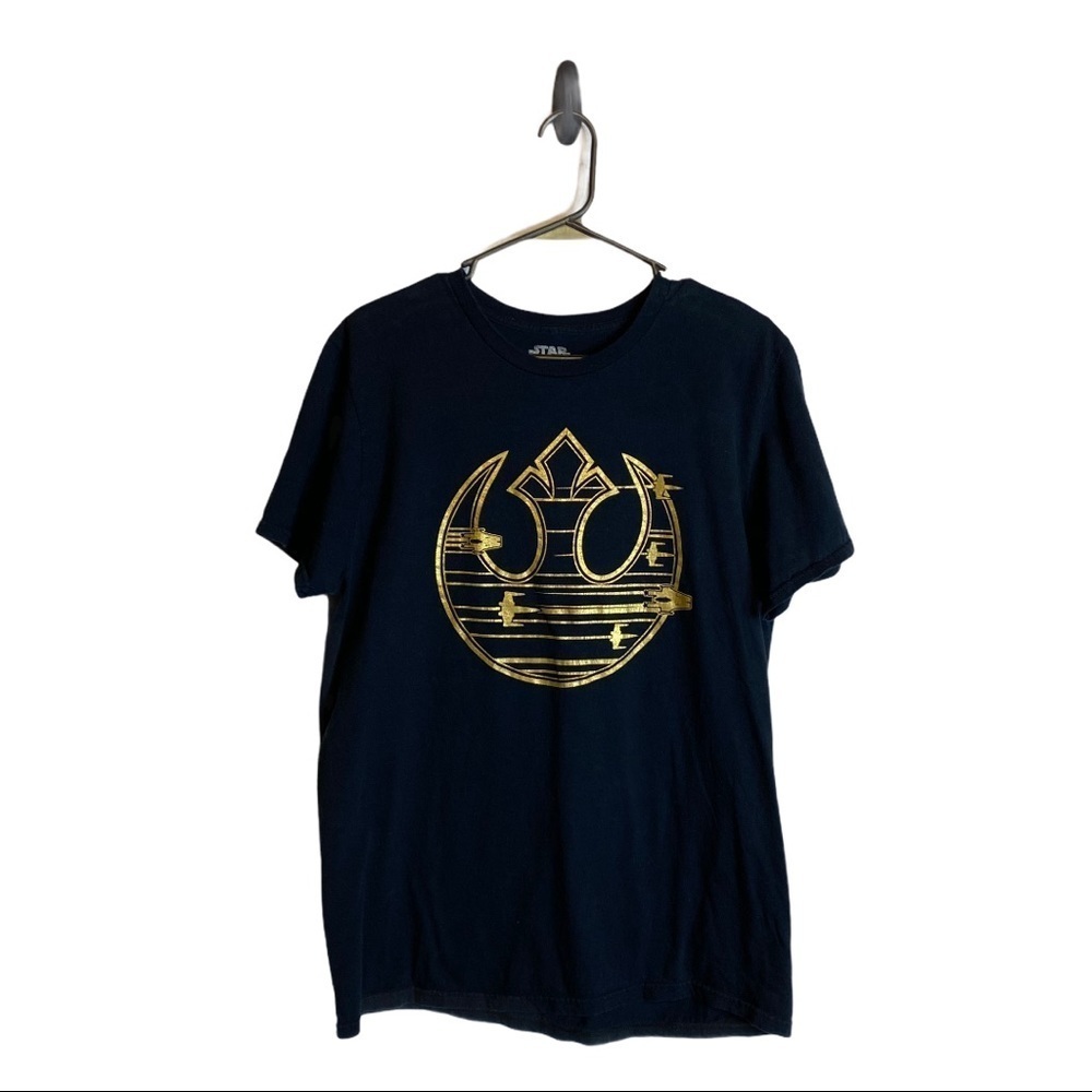 Star Wars Fifth Sun Gold Black Men's LG T-Shirt